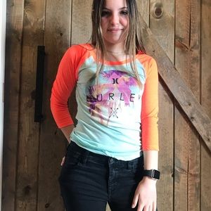 Hurley 3/4 sleeve